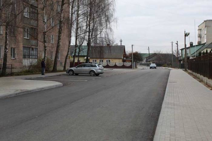 У Ковелі на завершальній стадії капітальний ремонт вулиць Вітовського та Павлова. Фото