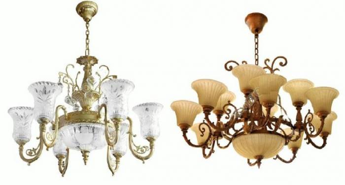 Люстри в стилі барокко