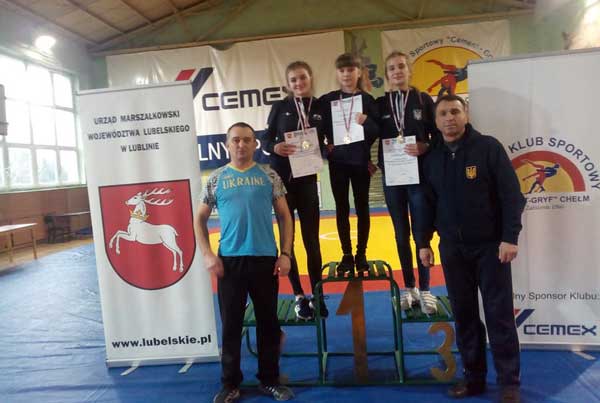 Ковельські борчині тріумфували на турнірі у Польщі