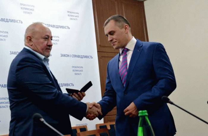 На Волині &mdash; новий прокурор Тарас Безрукий. Відео