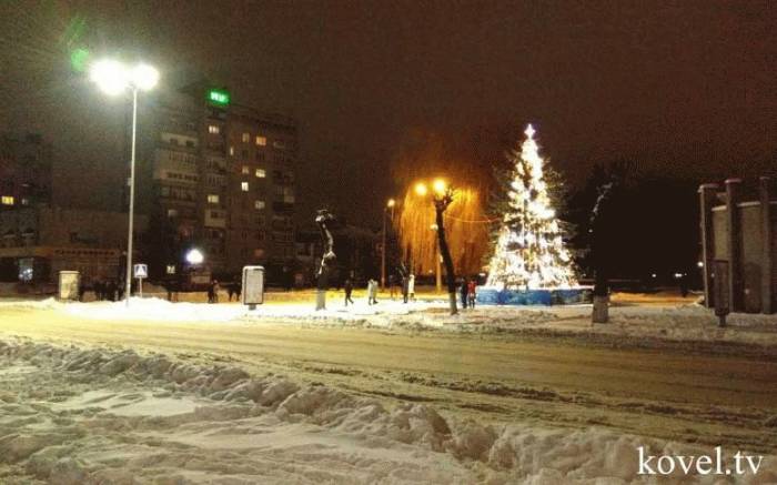 Повідомили, коли засяє головна ялинка Ковеля